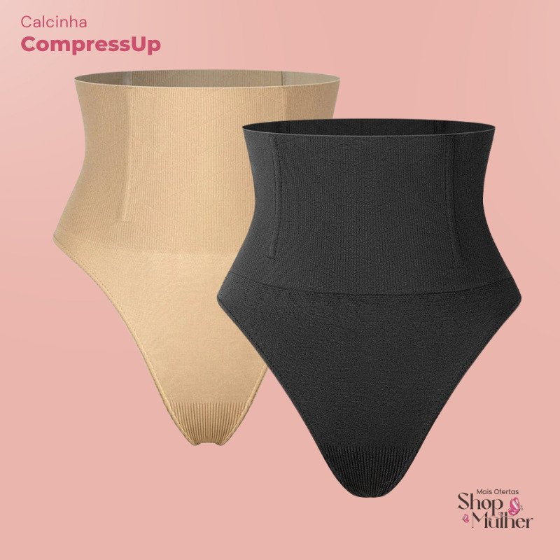[PAGUE 1 LEVE 2] Calcinha Modeladora CompressUp com Barbatanas!