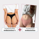 [COMBO LOVE ME -  EXCLUSIVO MÊS DO AUTOCUIDADO] 5 CottonConfort + 3 CottonLace