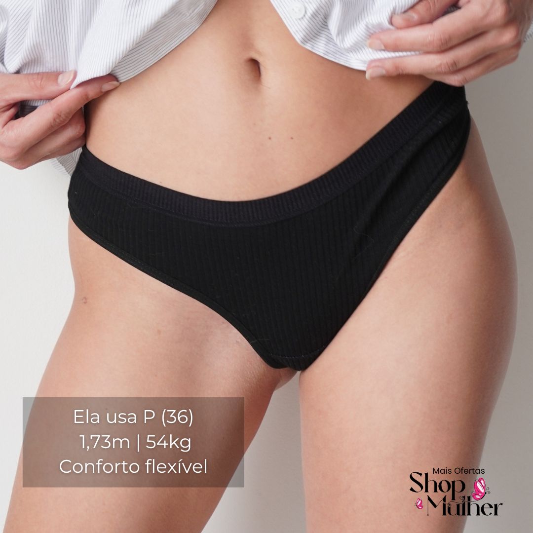 [LANÇAMENTO EXCLUSIVO DE TORRA COMPRE 4 LEVE 5] Calcinha CottonConfort® - FRETE GRÁTIS
