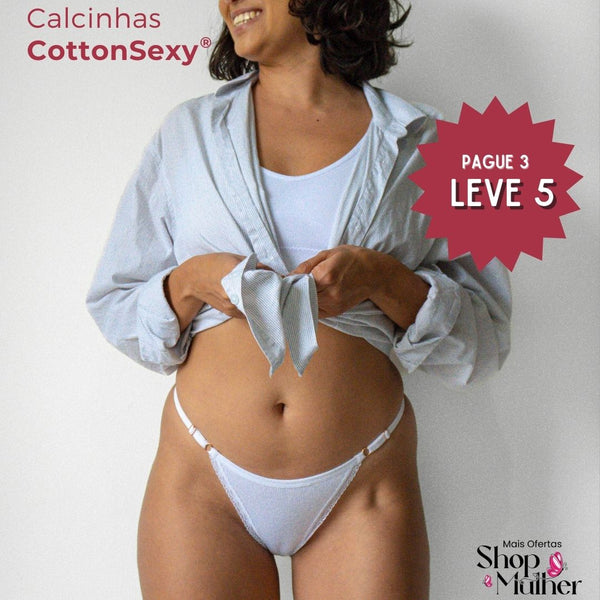 Calcinha CottonSexy® Original [ANTIBACTERIANA] – [PAGUE 3 LEVE 5]